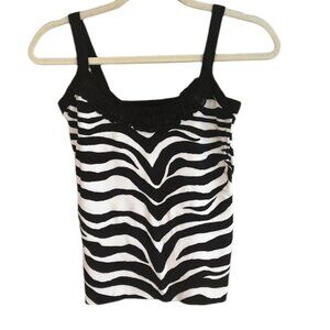 Women's WHBM Zebra Sweater Tank Top Size Extra‎ Small